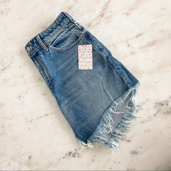 Free People Bailey Fray Hem Mini Skirt - Picture 9 of 9